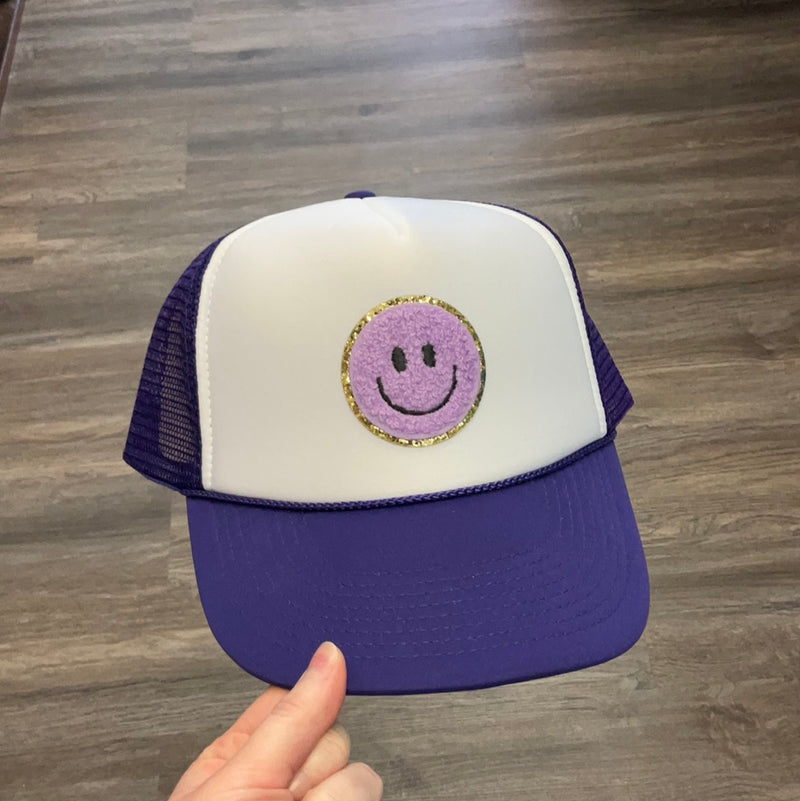 Purple Smile Trucker Hat