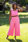 BuddyLove Meritt Bubblegum pink tank top and pants set