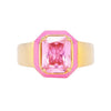 BuDhaGirl Cushion Ring in pink