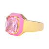 BuDhaGirl Cushion Ring in pink