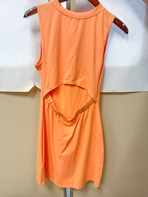 Sleeveless Active Dress-Tangerine