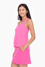 Mono B GREEN racerback active tank top in hot pink&nbsp;