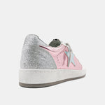 shu shop metallic pink star sneaker