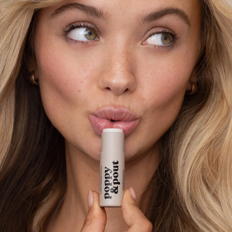 Poppy & Pout Island Coconut lip balm