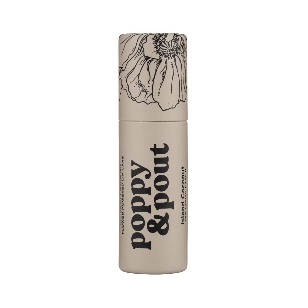 Poppy & Pout Island Coconut lip balm