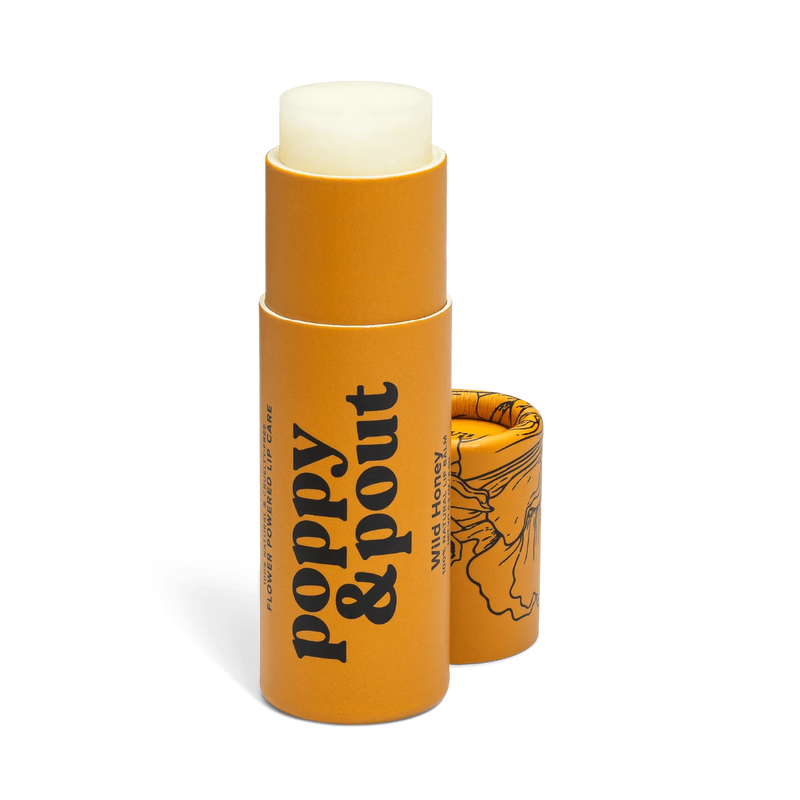 Poppy and pout Wild Honey lip balm