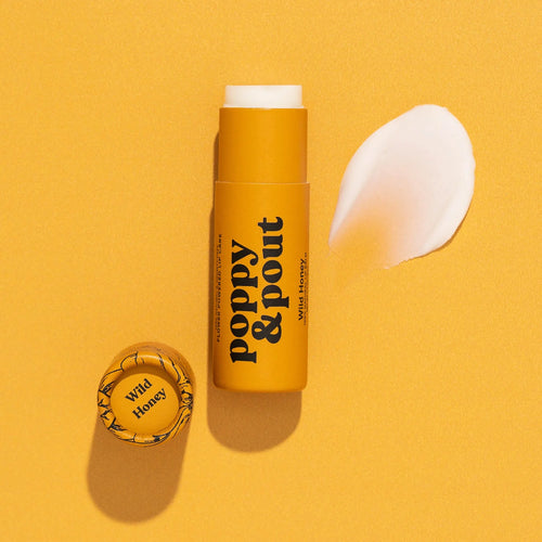 Poppy and pout Wild Honey lip balm