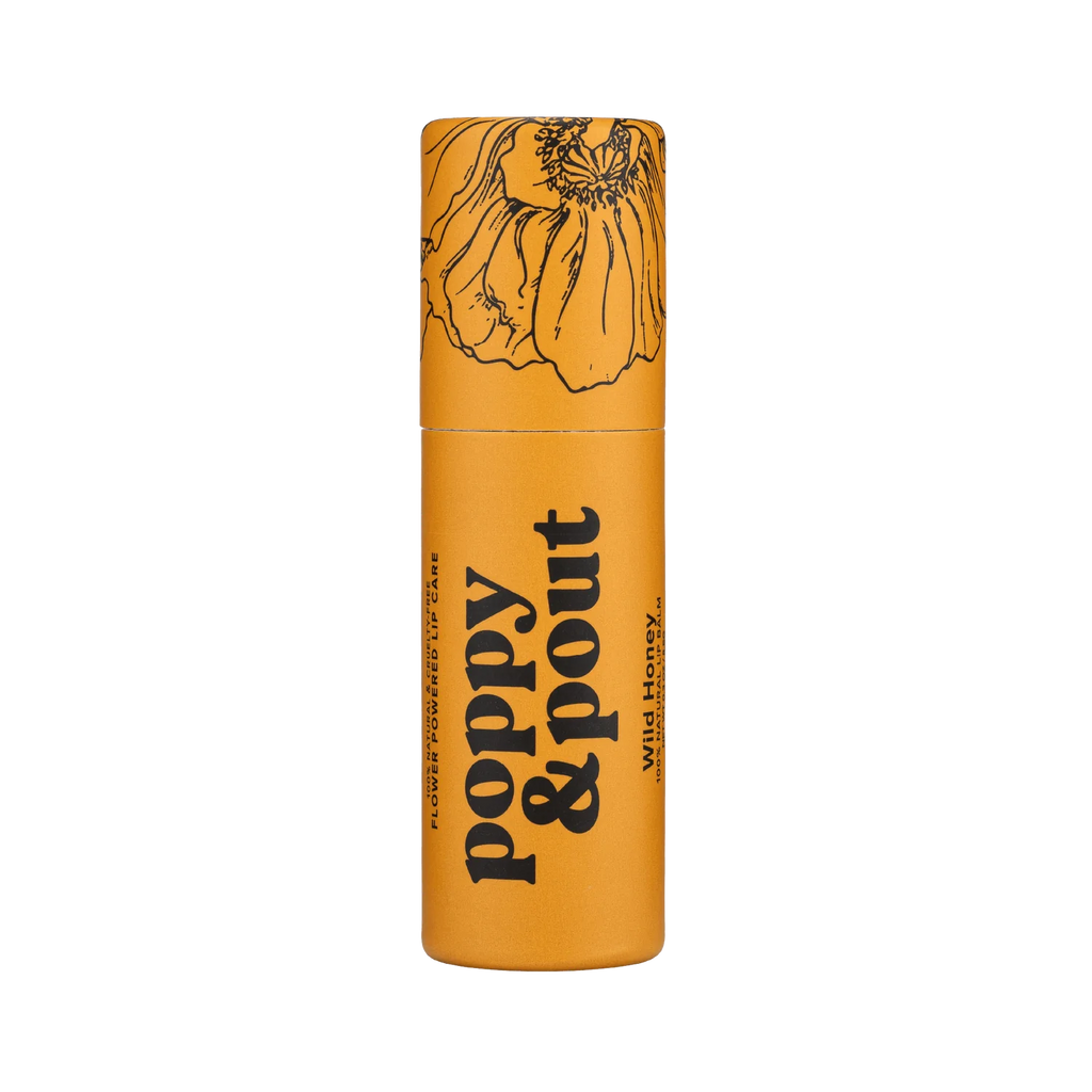 Poppy and pout Wild Honey lip balm