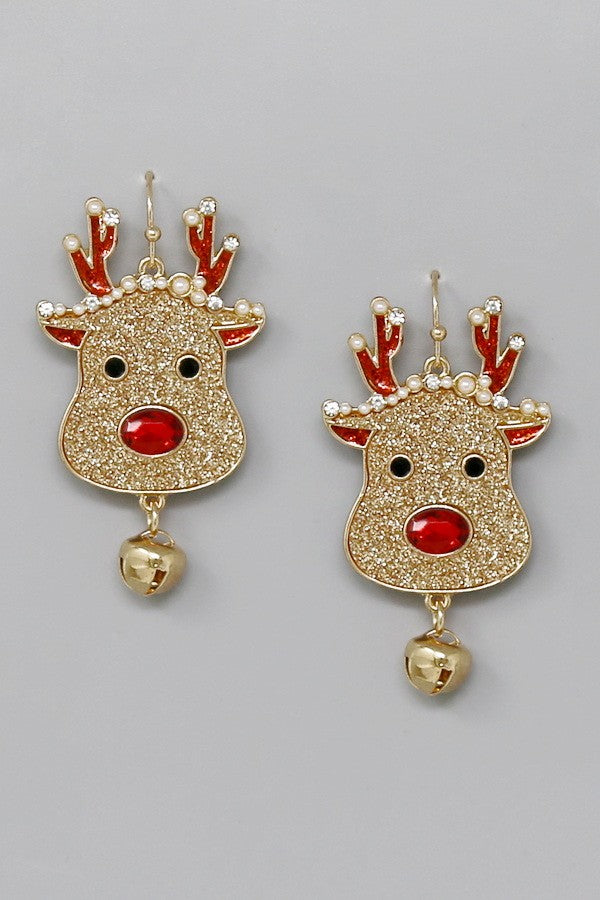 Rudolph  Christmas Earrings