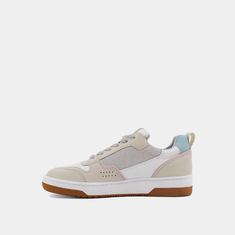 Shu Shop Romi beige and pastel low top sneakers