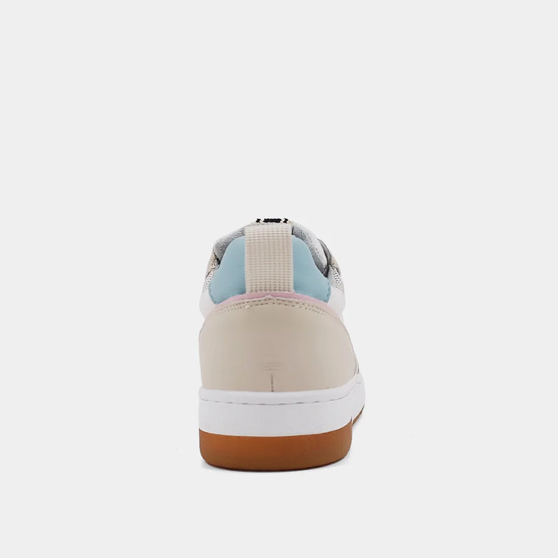 Shu Shop Romi beige and pastel low top sneakers