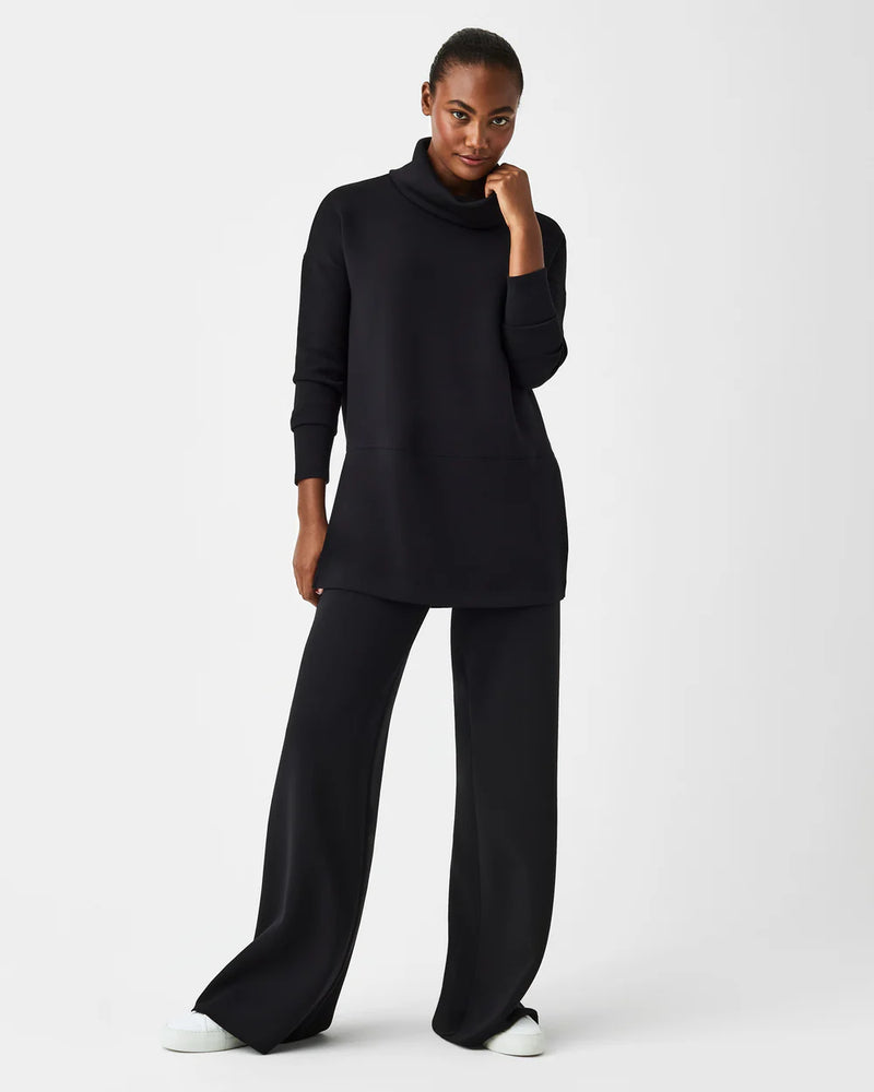 Spanx AirEssentials turtleneck top in very black