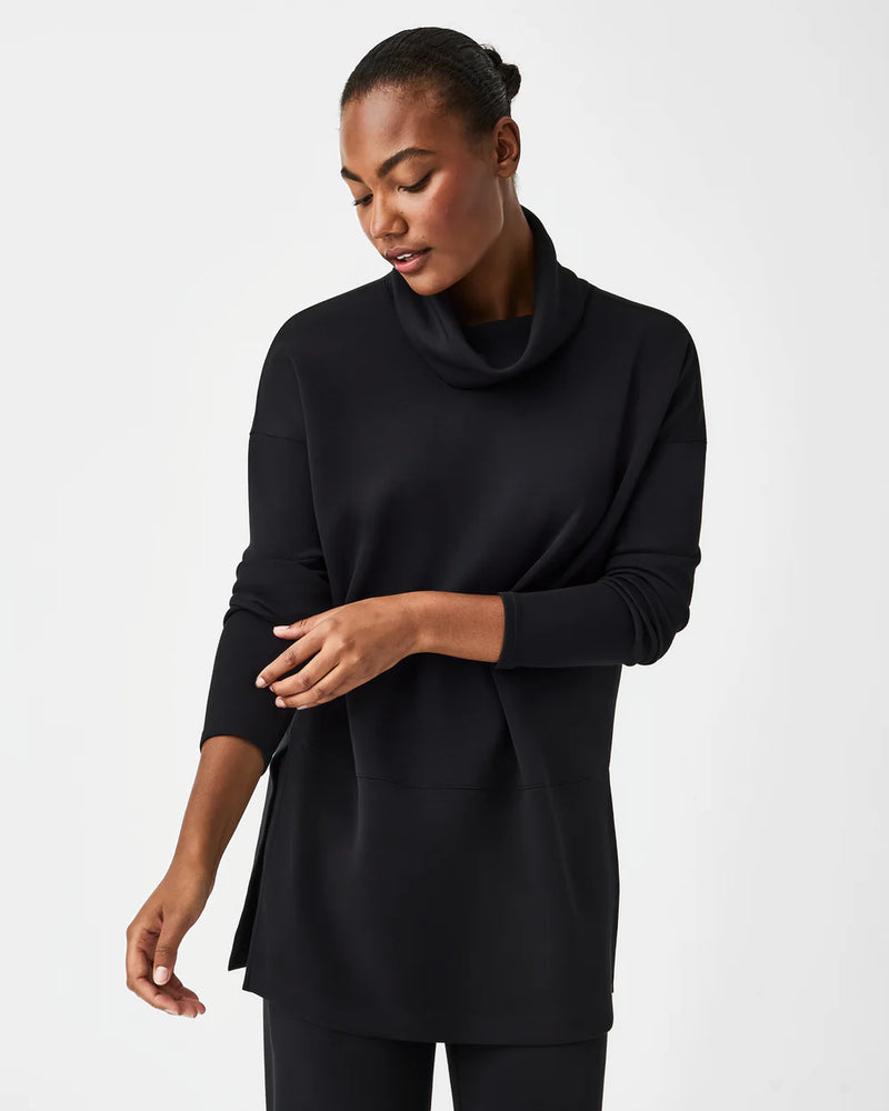 Spanx AirEssentials turtleneck top in very black