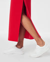 spanx airessentials red maxi dress