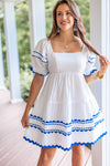 salsa cabo inspired babydoll dress