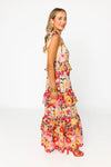BuddyLove Edie Unconditional tie shoulder floral print tiered maxi dress&nbsp;