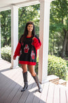 sequin uga uniform sweatshirt