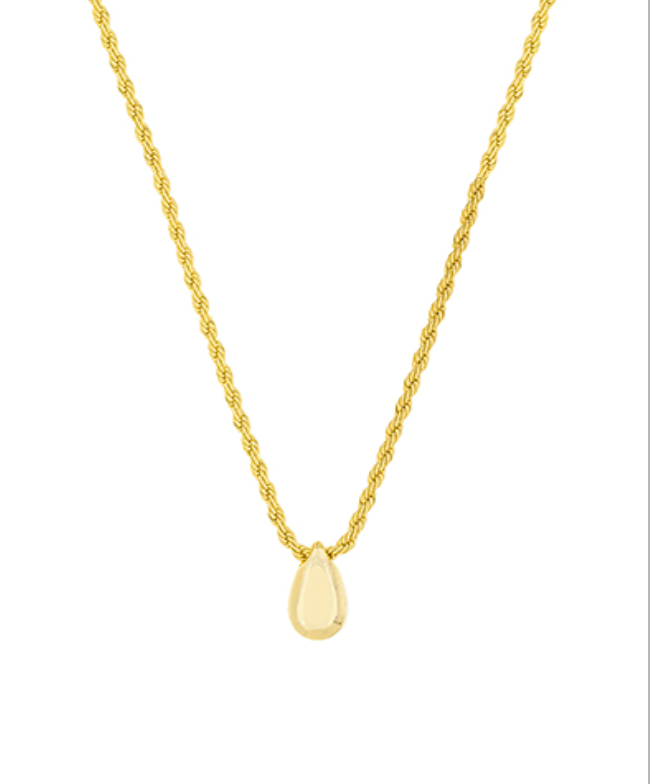 dainty teardrop necklace