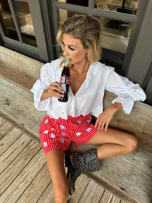 georgia uga boxer striped shorts 
