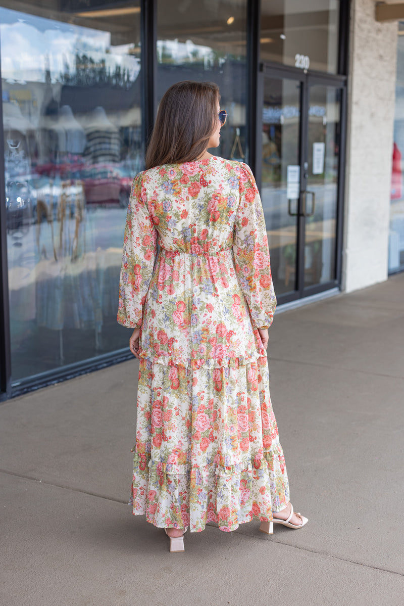 fall wedding guest maxi dress