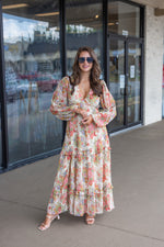 fall wedding guest maxi dress