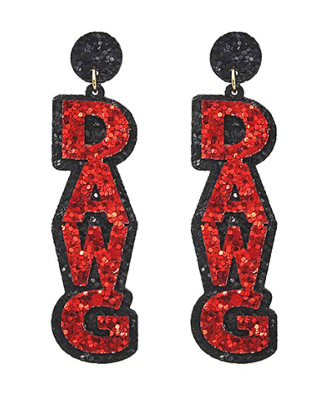 DAWG GLitter georgia earrings