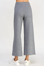 See And Be Seen Grey knit wide leg pants