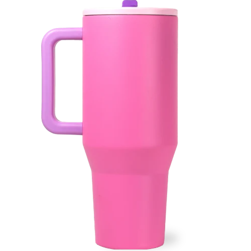 HydroJug pink sugar 40 oz travel tumbler