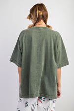 Perfectly Oversized Washed Forest Top