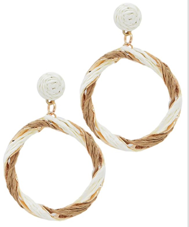 RAFFIA EARRINGS