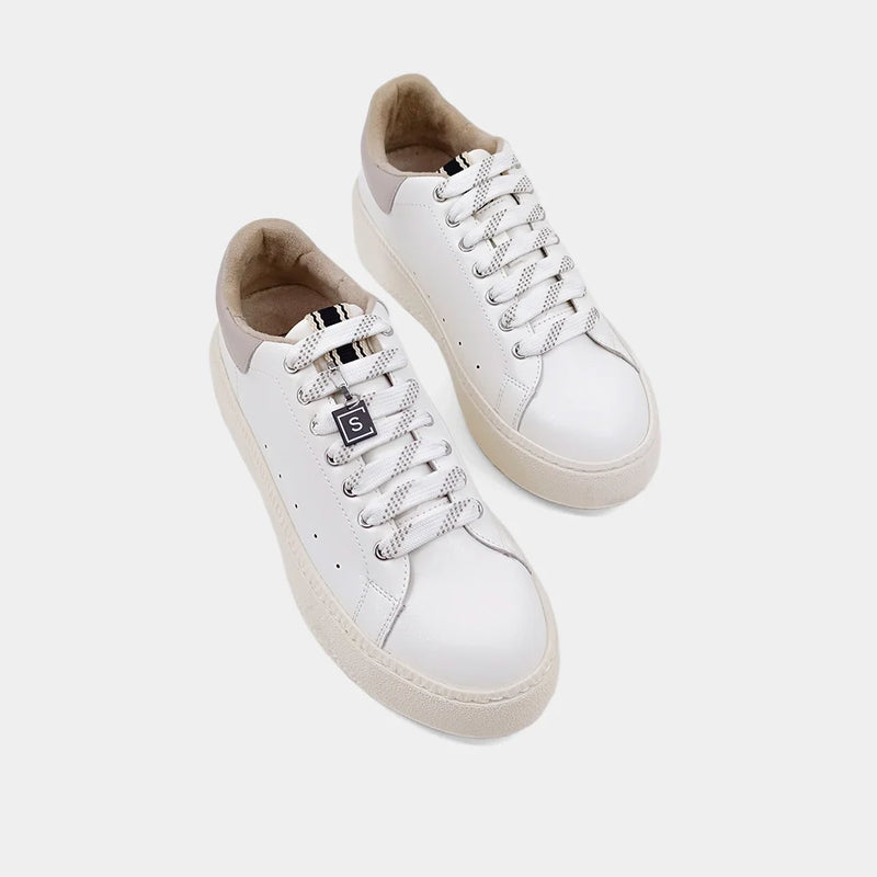 shu shop sally mushroom white platform sneakers