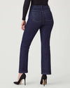 Spanx kick flare pants in raw indigo