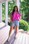 pink classic style go-to top