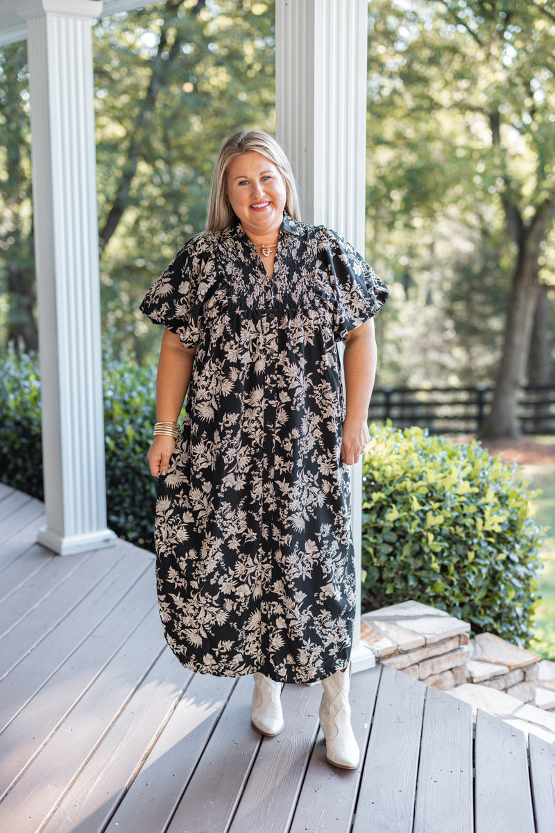 entro fall plus size midi dress