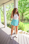 trending casual activewear skort outfits